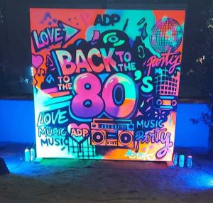 exhibicion graffiti love back 80s 90s livepainting